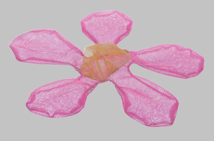 Title: Flower A Year: 2021 Mediums: Fabric Size: 20 cm x 20 cm