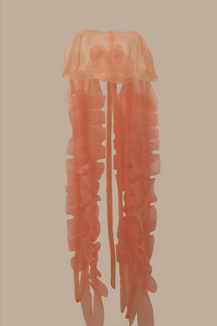 Title: Jellyfish 5 Year: 2019 Mediums: Fabric Size: 32 cm x 103 cm