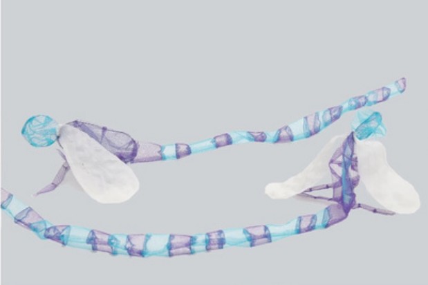 Title: The Dragonfly Year: 2018 Mediums: Fabric Size: 90 cm x 30 cm