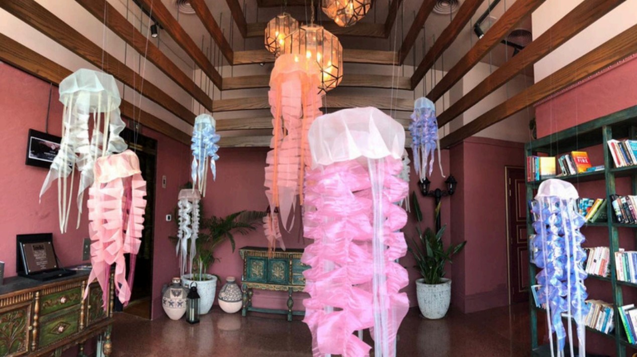 Title: The Evolution Year: 2019 Mediums: Fabric Size: 300 cm x 400 cm