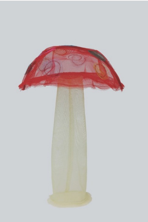 Title: The Mushroom Year: 2018 Mediums: Fabric Size: 40 cm x 25 cm