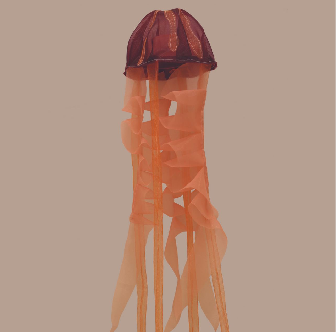Title: Jellyfish 8 Year: 2019 Mediums: Fabric Size: 17 cm x 68 cm