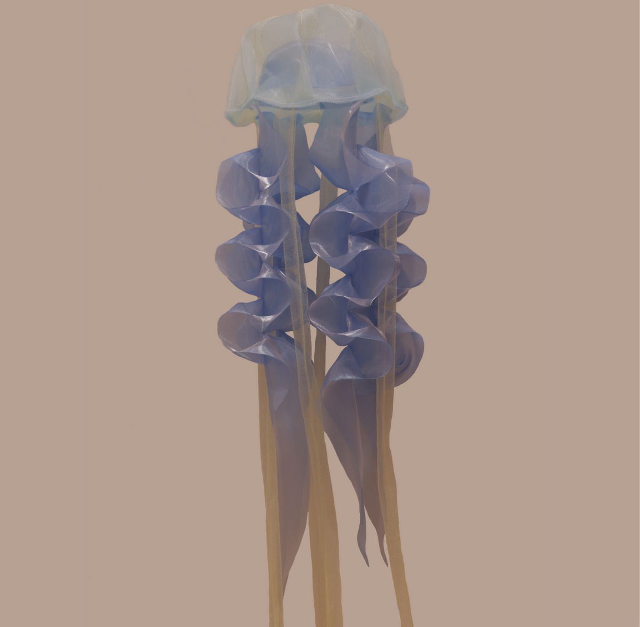 Title: Jellyfish 10 Year: 2019 Mediums: Fabric Size: 19 cm x 66 cm