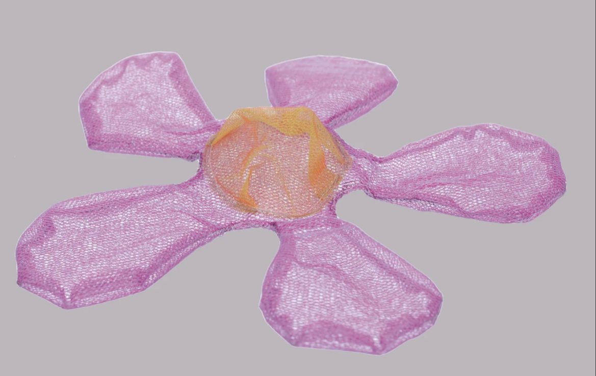 Title: Flower C Year: 2021 Mediums: Fabric Size: 20 cm x 20 cm