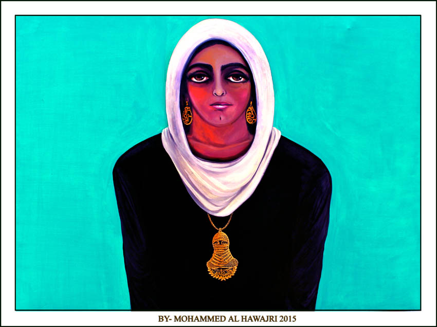 Mohammed Al Hawajri The Dowry, 2015 Acrylic on canvas 130X180 cm