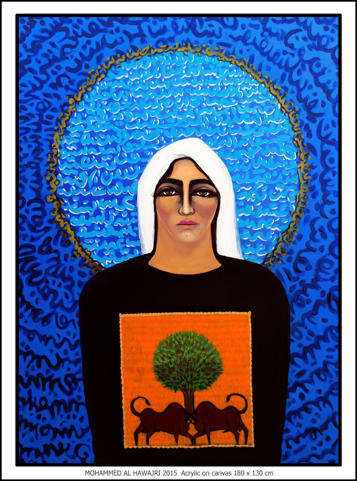Mohammed Al Hawajri Tree of Life, 2015 Acrylic on canvas 180X130 cm