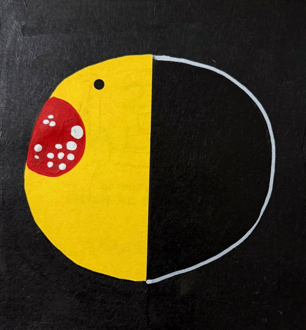 Dina Mattar Memories , 2023 Acrylic on canvas 15x15 cm Available