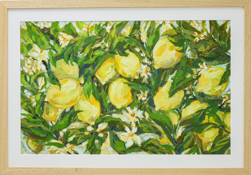 Inass Yassin Lemon, 2025 Oil on canvas 32x50 cm